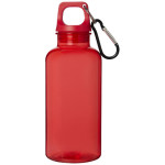 Steklenica za vodo iz recikliranega plastičnega materiala s certifikatom RCS in karabinom. 400 ml 
