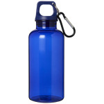 Steklenica za vodo iz recikliranega plastičnega materiala s certifikatom RCS in karabinom. 400 ml 