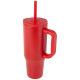 Termo lonček s silikonsko slamico 900ml 