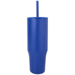 Termo lonček s silikonsko slamico 900ml 