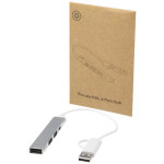 4 portni razdelilnik z vhodoma USB-A in Type-C