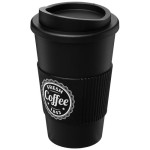 Americano® PLASTIČNI TERMO LONČEK z OPRIMKOM IN S POKROVOM 350ml