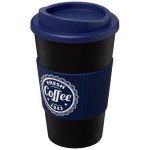 Americano® PLASTIČNI TERMO LONČEK z OPRIMKOM IN S POKROVOM 350ml