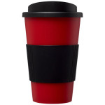Americano® PLASTIČNI TERMO LONČEK z OPRIMKOM IN S POKROVOM 350ml