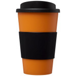 Americano® PLASTIČNI TERMO LONČEK z OPRIMKOM IN S POKROVOM 350ml