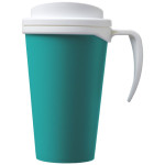 Americano® PLASTIČNI TERMO LONČEK S POKROVOM IN ROČAJEM 350 ml