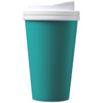 Americano® PLASTIČNI TERMO LONČEK S POKROVOM IN ROČAJEM 350 ml