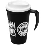 Americano® PLASTIČNI TERMO LONČEK S POKROVOM IN ROČAJEM 350 ml