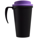 Americano® PLASTIČNI TERMO LONČEK S POKROVOM IN ROČAJEM 350 ml