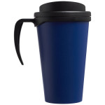 Americano® PLASTIČNI TERMO LONČEK S POKROVOM IN ROČAJEM 350 ml