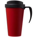 Americano® PLASTIČNI TERMO LONČEK S POKROVOM IN ROČAJEM 350 ml