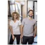 Ženska T-majica s kratkimi rokavi in V ovratnikom
