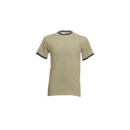 T-majica z barvnim robom