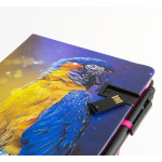 NOTESNIK Z USB ključkom in kemičnim svinčnikom