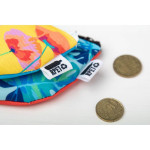 Polkrožna torbica z zadrgo, tisk po meri