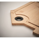 Deska za rezanje iz bambusa v obliki hiše 