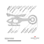 Večnamensko orodje Rominox - Helikopter, 18 funkcij