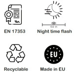 Odsevni obesek za kolo